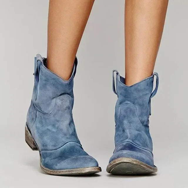 Heidi-Mode | Cowboy Stiefelette Im Vintage Stil