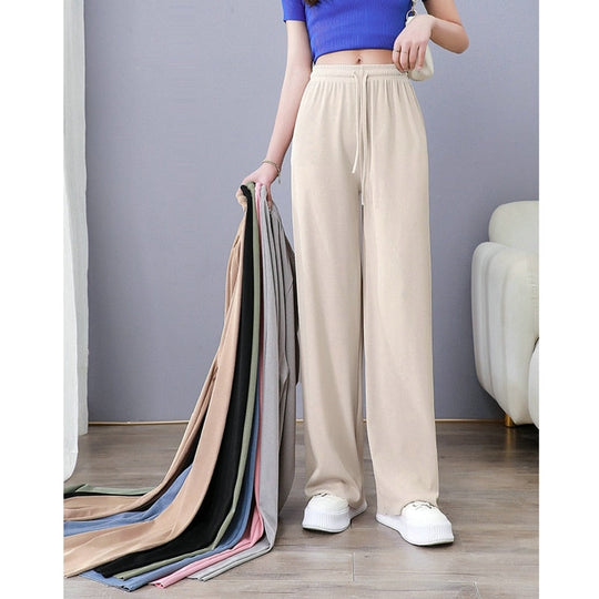 Heidi-Mode | Hosen Bequeme Weite Beinformte Hosen mit Hohem Bund für Lässigen Chic