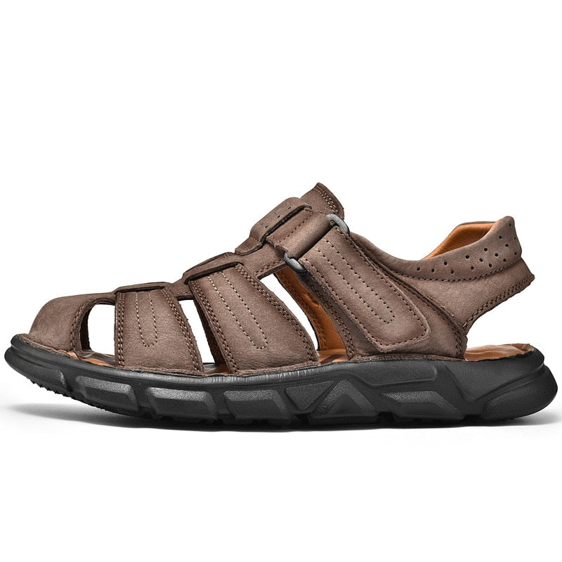 leren sandalen