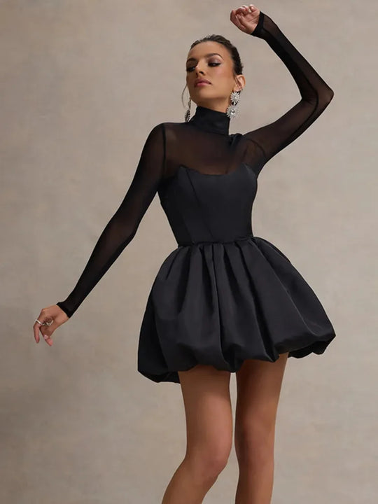 Heidi-Mode | Mesh Ballonkleid