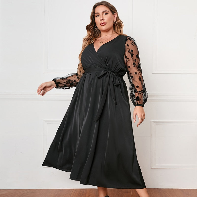 omslagjurk (plus size)