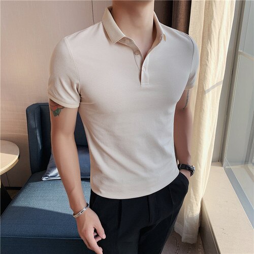 Heidi-Mode | Reine Baumwolle Kurzarm Polo Shirts