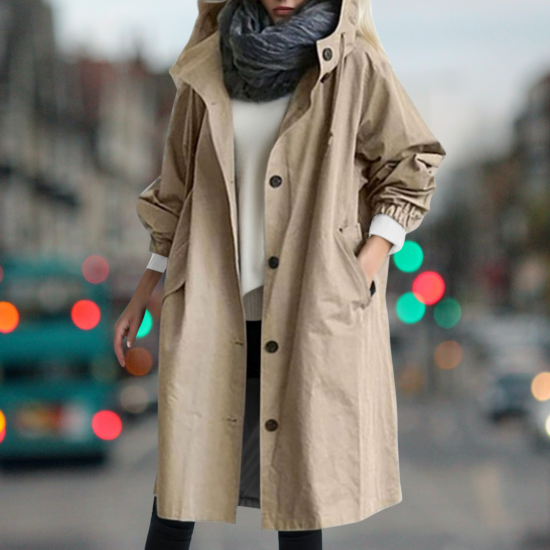 Heidi-Mode | Wasserabweisender, Warmer Trenchcoat