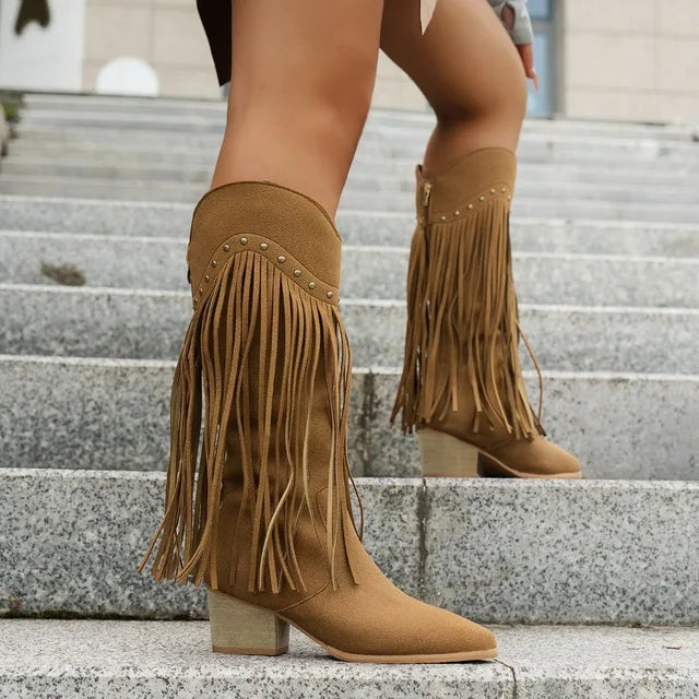 Heidi-Mode | Elegante Cowboy-Stiefel für Damen