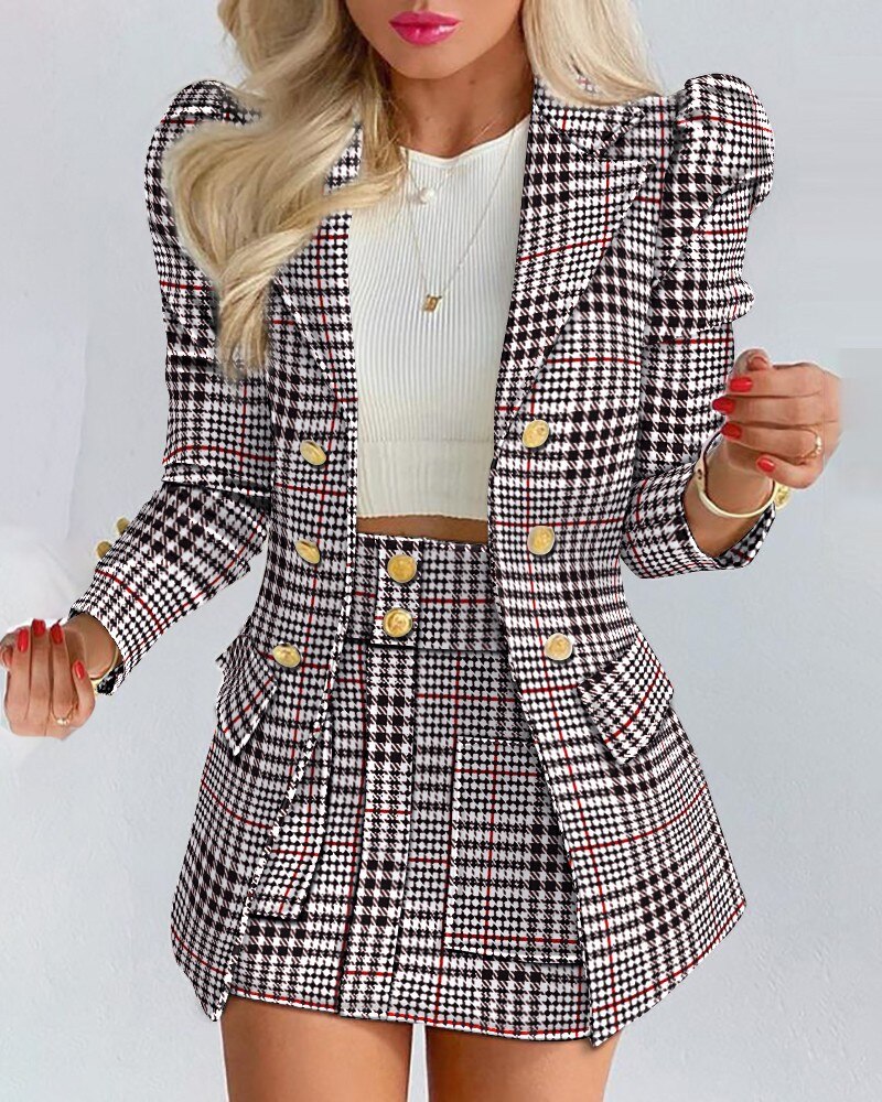 Heidi-Mode | Set 2 Teile Blazer + Rock