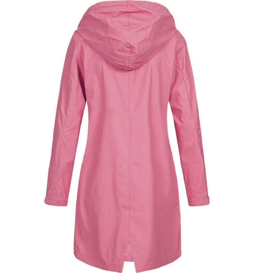 Heidi-Mode | Wasserdichte Outdoor Regenjacke mit Kapuze für Damen