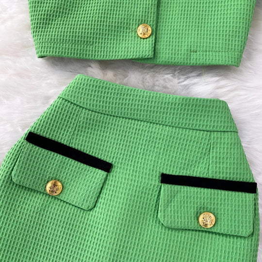 Heidi-Mode | Bubble Sleeve Rock Anzug