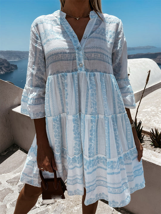 Heidi-Mode | Boho Tunika Kleid mit Schichten Millana