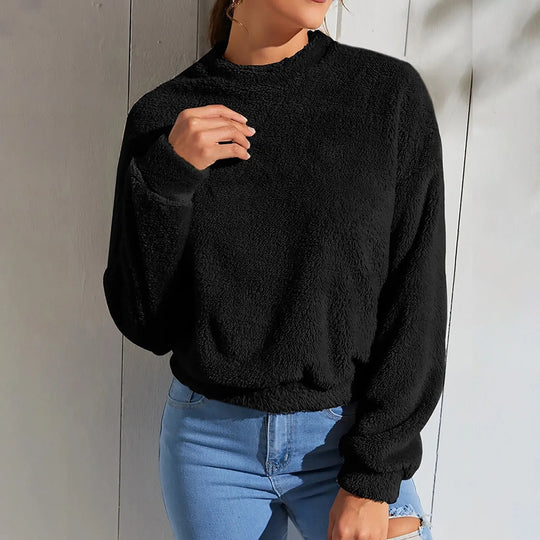 Heidi-Mode | Comfortabele Casual Fleece Trui Voor Dames