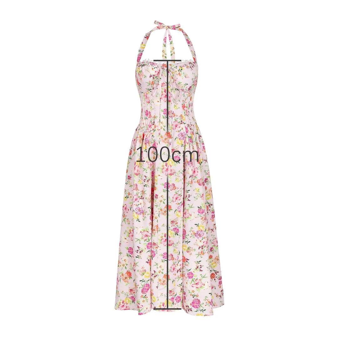 Heidi-Mode | Halter Urlaub Midi Kleider