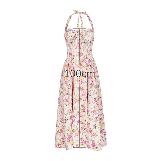Heidi-Mode | Halter Urlaub Midi Kleider