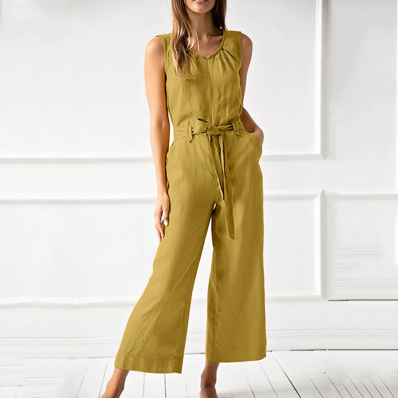 Lässiger Jumpsuit mit weitem Bein