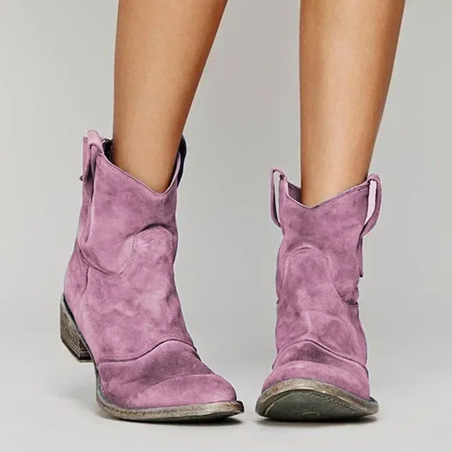 Heidi-Mode | Cowboy Stiefelette Im Vintage Stil