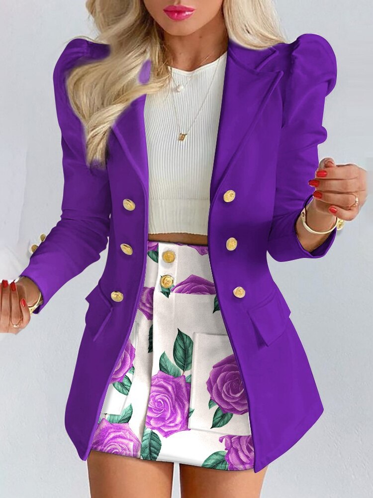 Heidi-Mode | 2-teilige Set Blazer + Rock