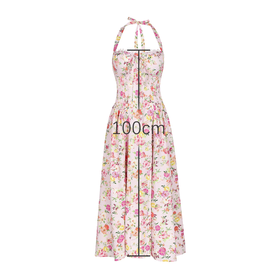 Heidi-Mode | Halter Urlaub Midi Kleider