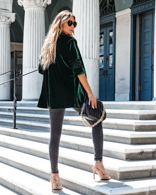 Heidi-Mode | Aufheiternde Samt Kimono Jacke My Way