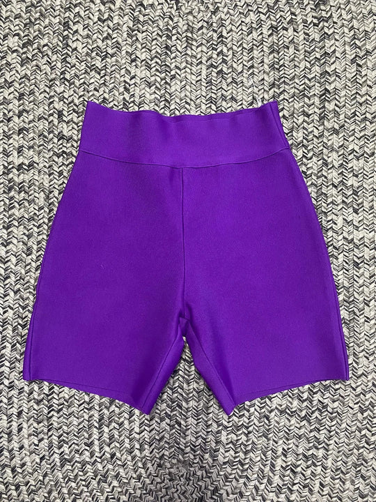 Heidi-Mode | Frauen Sport Outfit Damen Yoga Gym Fitness Schwarz Grau Weiß Laufen Rayon Bandage Shorts Hosen