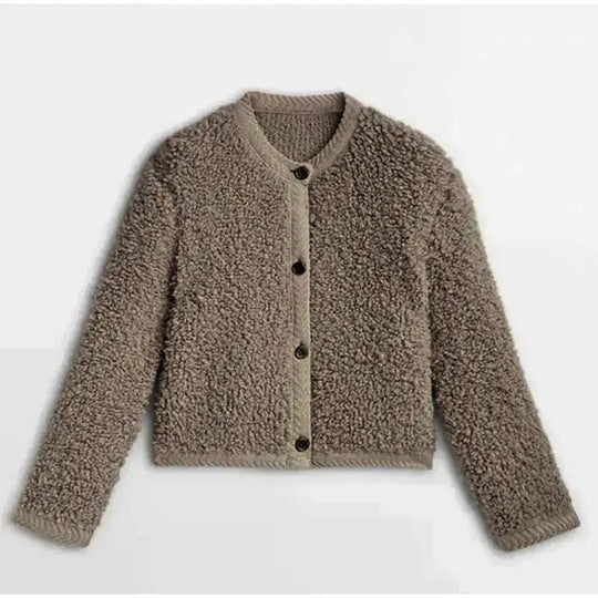 Casual Komfortabler Teddy Mantel Für Damen