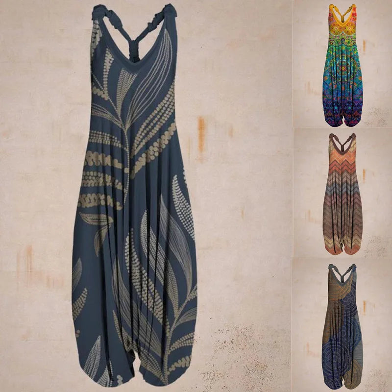 Lässiger Overall Im Bohemian-StilLana - Casual Bohemian-Style Jumpsuit