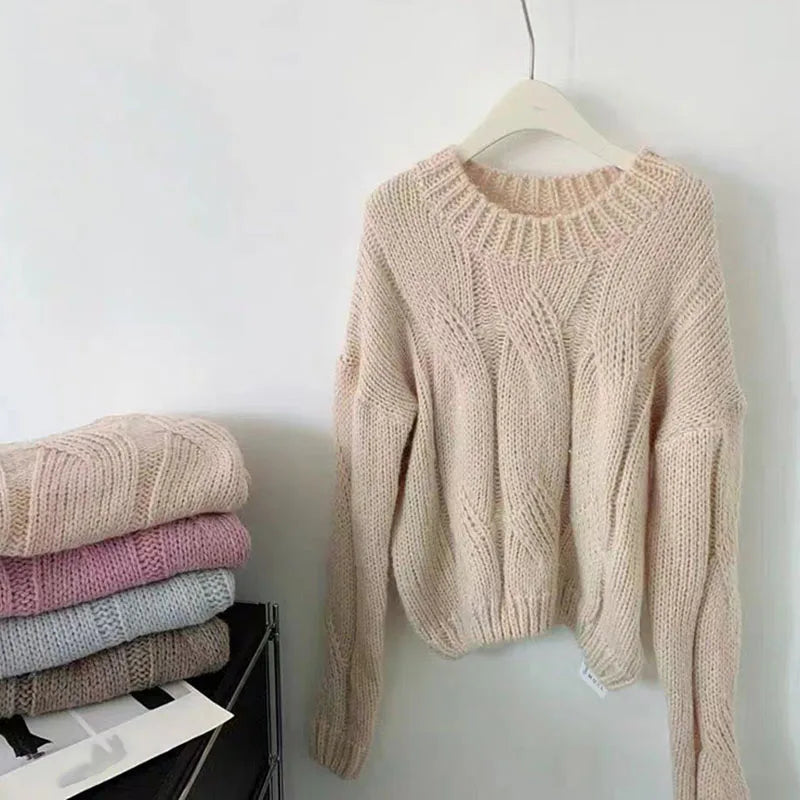 Heidi-Mode | Trendy Strick Freizeitpullover