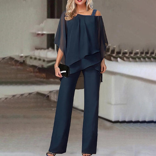 Heidi-Mode |  Jumpsuit | Eleganter Zweiteiler mit Cold Shoulder