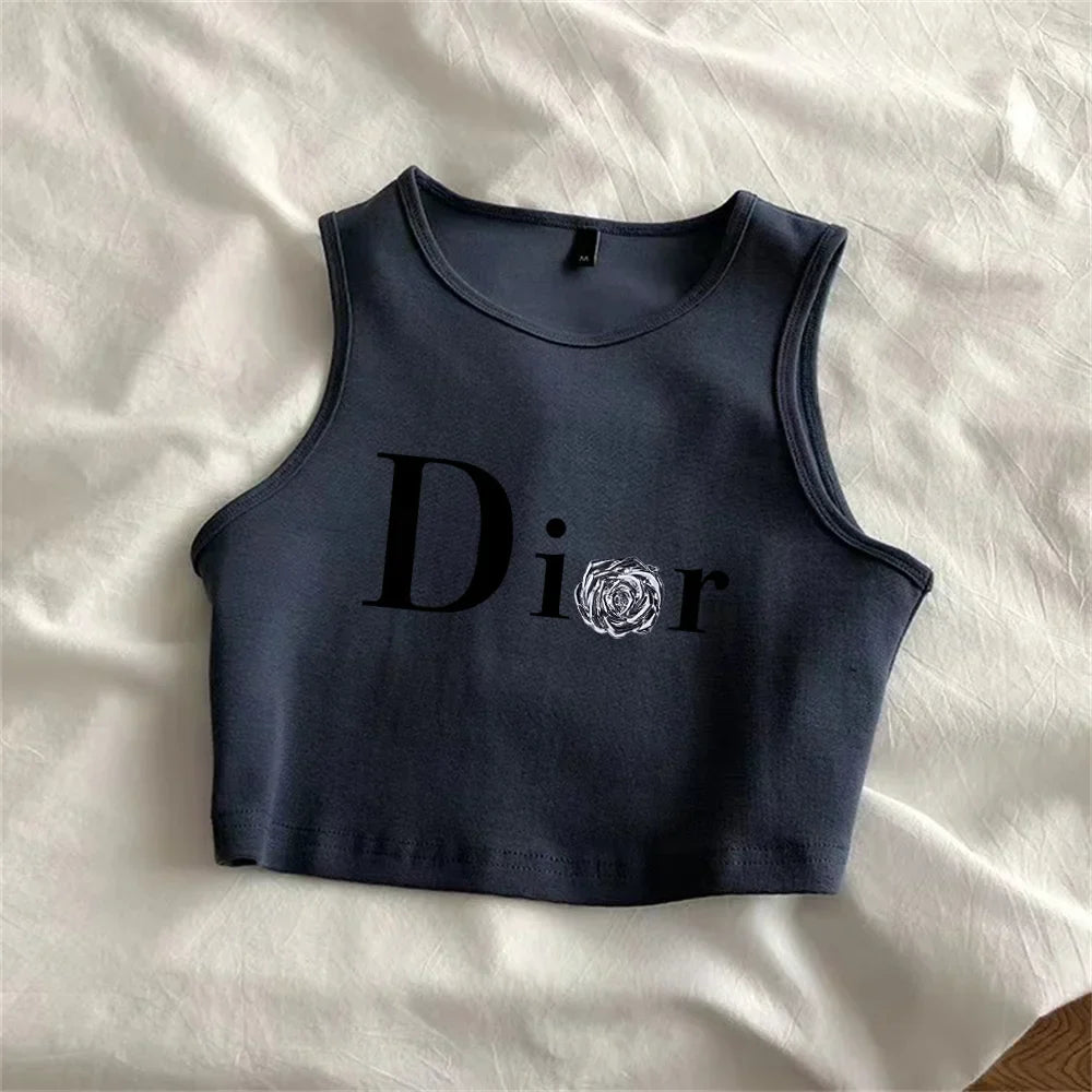 Heidi-Mode | Sommer Neue Damenweste mit Modeinspiriertem Gedrucktem Design, Ein Must-Have Weste für Legere und Coole Sommer
