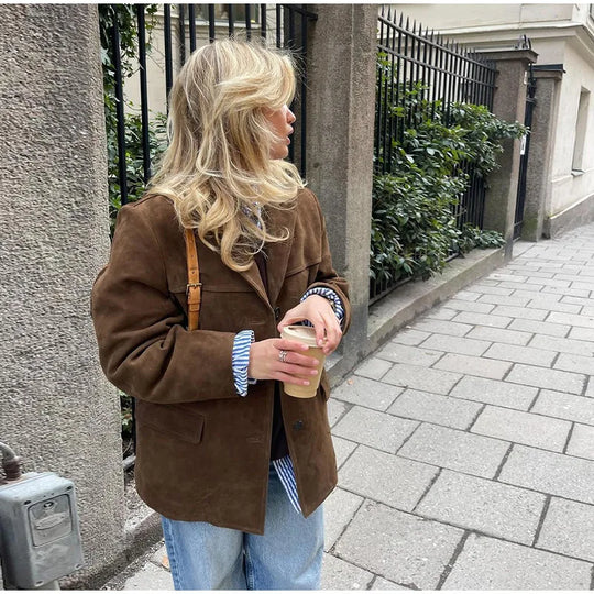 HeidiMode - Elegante Wildlederjacke