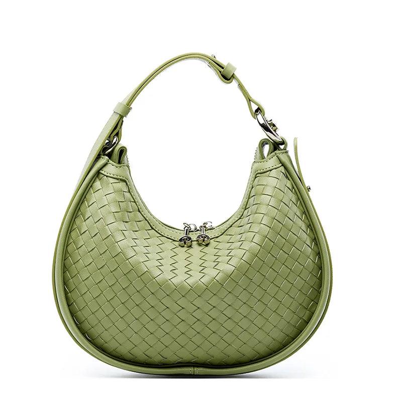 Heidi-Mode | Die Crossbody Leder Halbmond Tasche