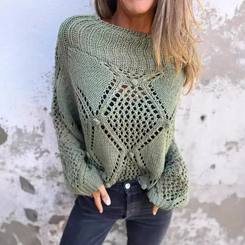 Heidi-Mode | Strickwarme Pulli mit Ausschnitten