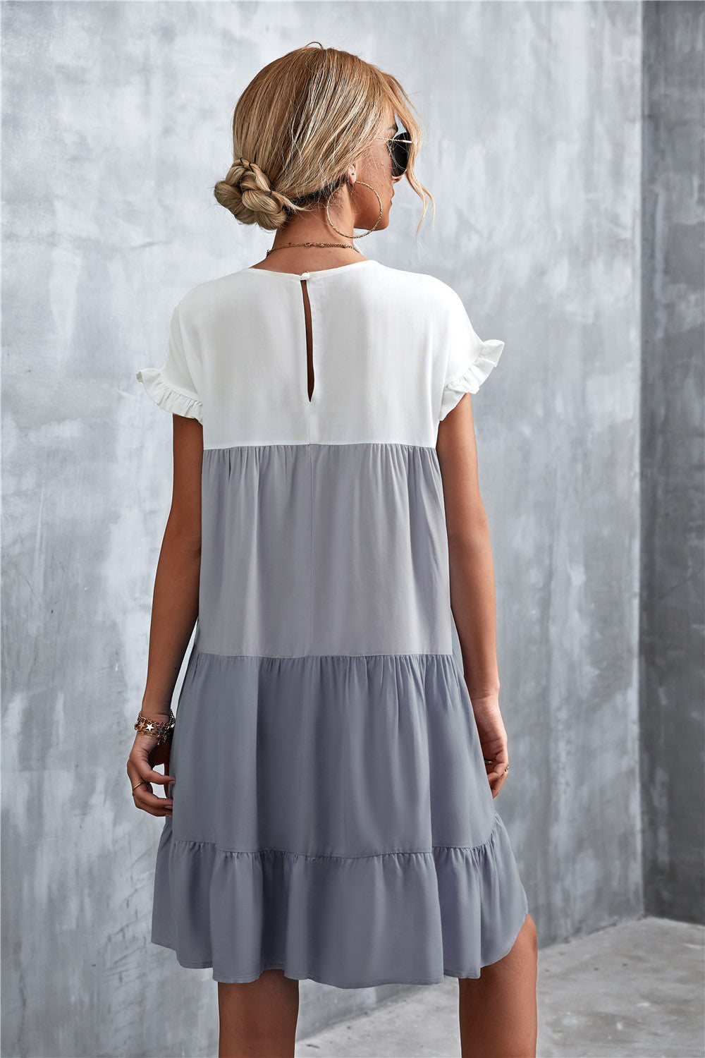 Sommerliches buntes Kleid für Damen