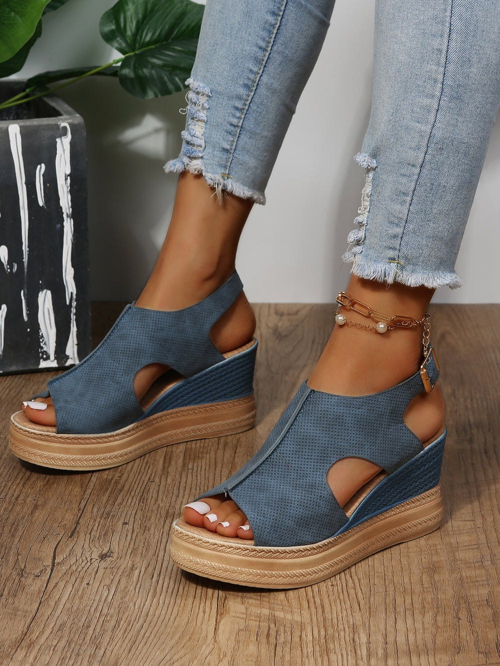 Heidi-Mode | Casual Kilklackar Sandalen