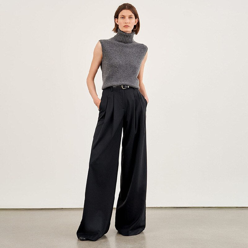 Heidi-Mode | Weit Geschnittene Damen Hose Damen Lässige Bodenwischhose