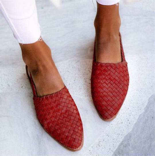 Heidi-Mode | Hinten Riemen Frauen Flache Schuhe