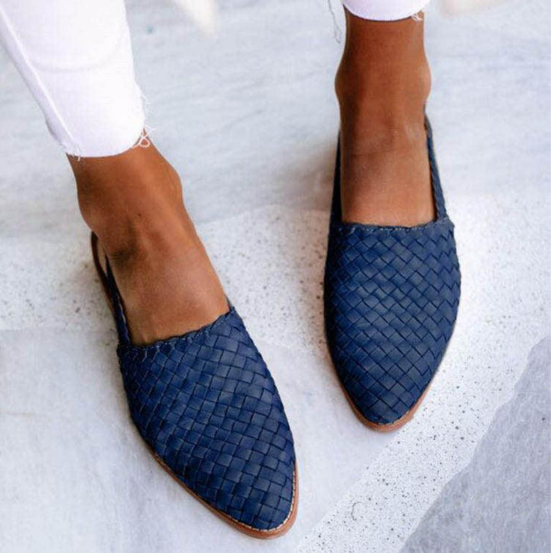 Heidi-Mode | Hinten Riemen Frauen Flache Schuhe