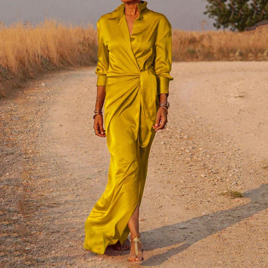 Elegantes Sommerkleid mit Wickelausschnitt für Damen