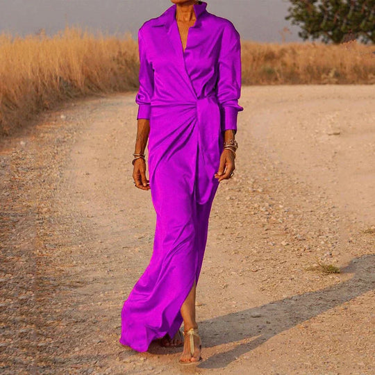 Elegantes Sommerkleid mit Wickelausschnitt für Damen