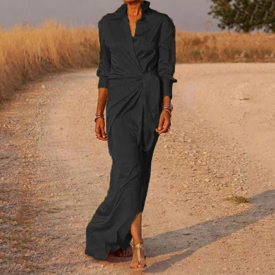 Elegantes Sommerkleid mit Wickelausschnitt für Damen