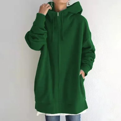 Heidi-Mode - Lässiger Winter Hoodie mit Reißverschluss für Frauen