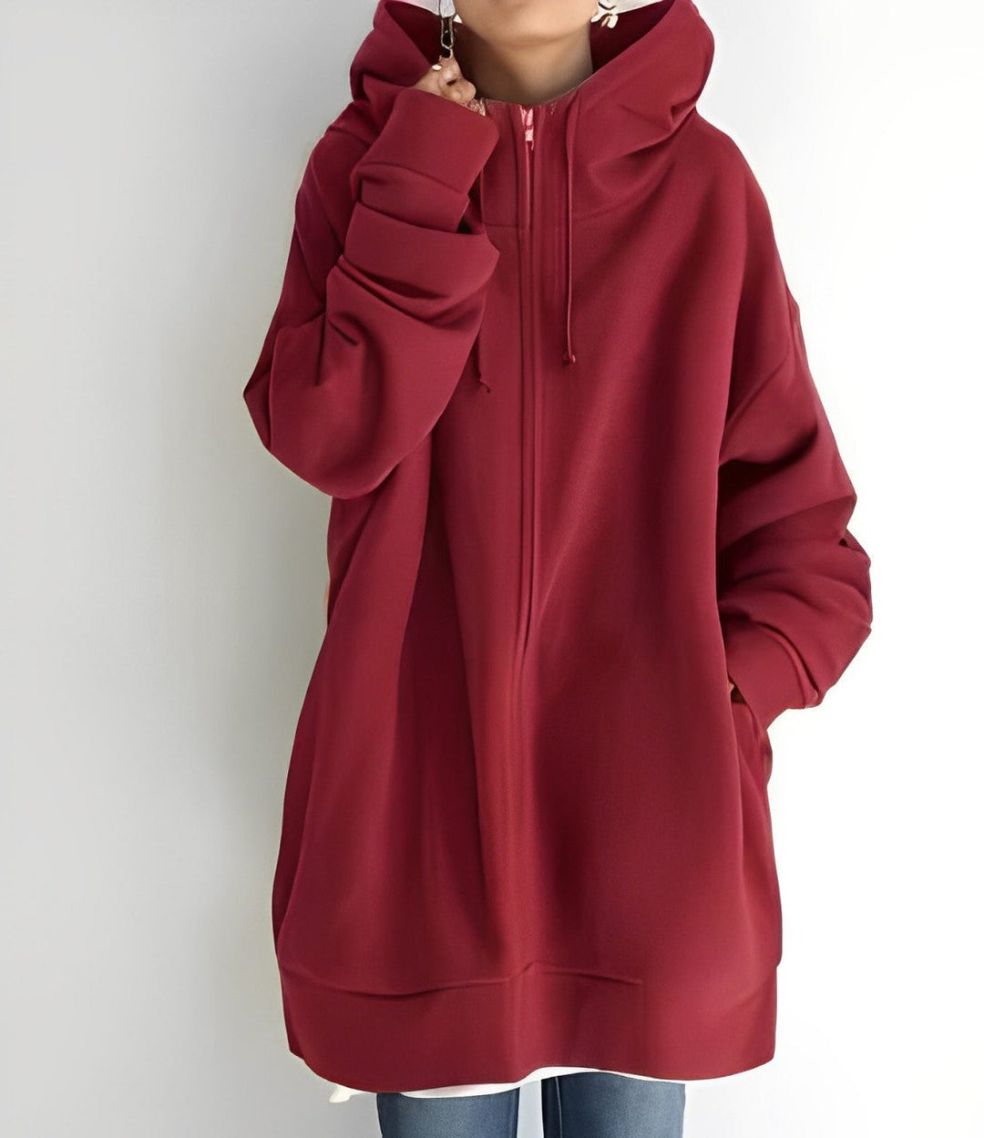 Heidi-Mode | Fleece-Hoodie mit Reißverschluss