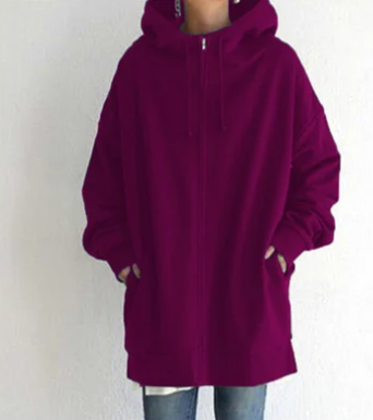 Heidi-Mode - Lässiger Winter Hoodie mit Reißverschluss für Frauen