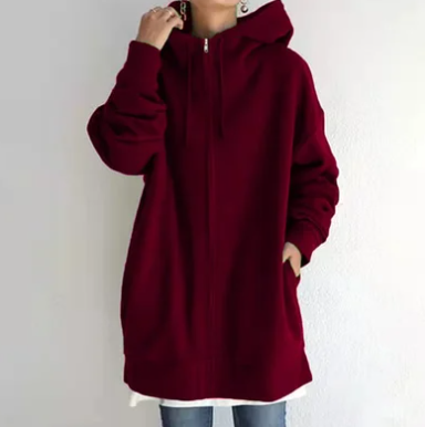 Heidi-Mode - Lässiger Winter Hoodie mit Reißverschluss für Frauen