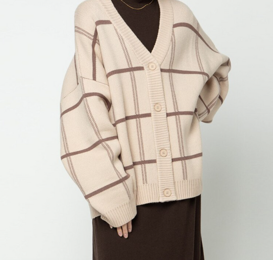 Heidi-Mode | Retro Cardigan Eine Legere und Bequeme Outfit