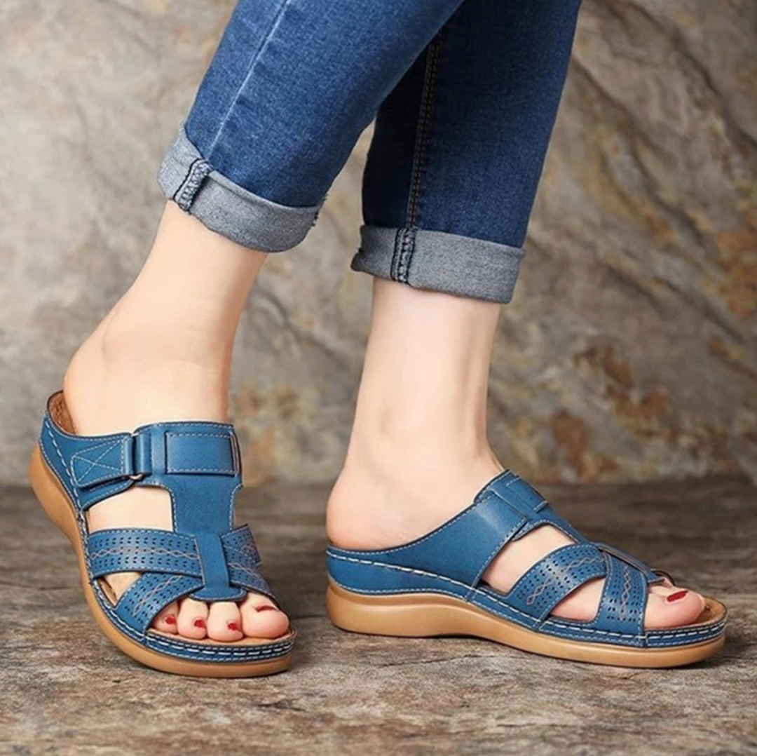 Heidi-Mode | Sommerliche Orthopädische Sandalen Damen