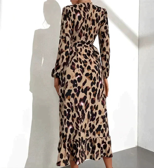 I Kleid mit Leopardenmuster