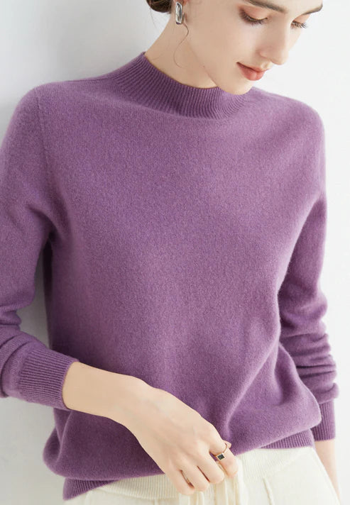 Klassischer Rollkragenpullover für Damen