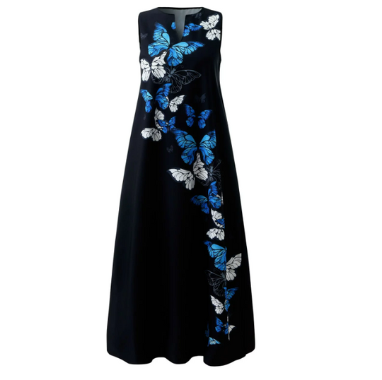 Heidi-Mode | Blumiges Sommer Maxikleid