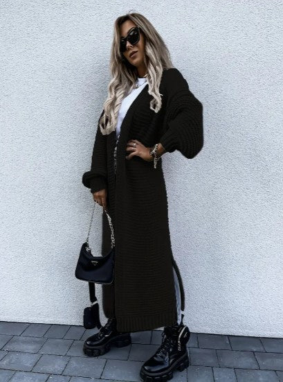 Heidi-Mode | Strickjacke mit langen Ärmeln für Frauen