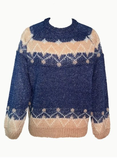 eleganter Pullover mit Rundhalsausschnitt