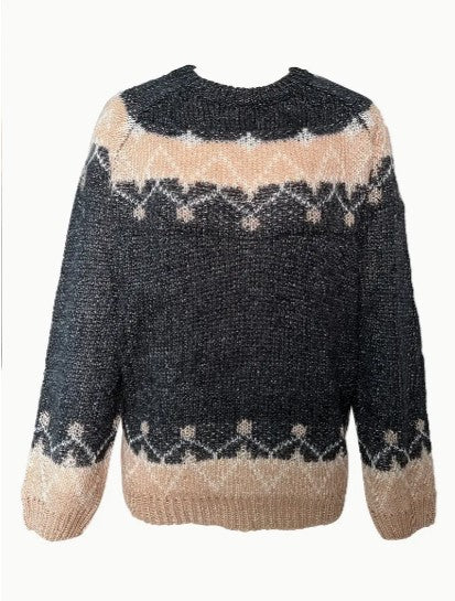 eleganter Pullover mit Rundhalsausschnitt