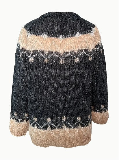 eleganter Pullover mit Rundhalsausschnitt